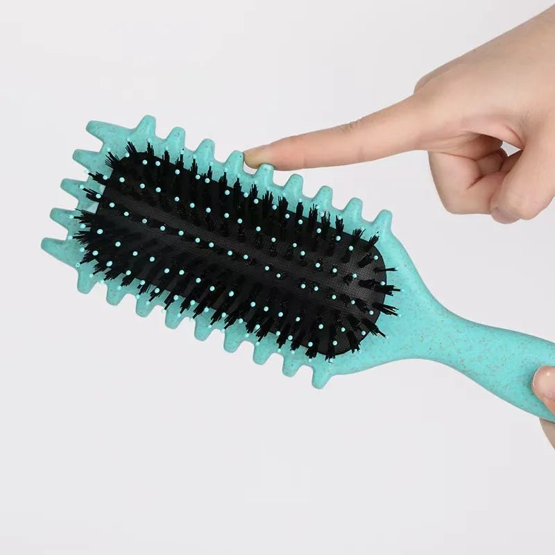 Salon Curly Hair Styling Brush - Combing & Shaping for Men & Women - lily supply