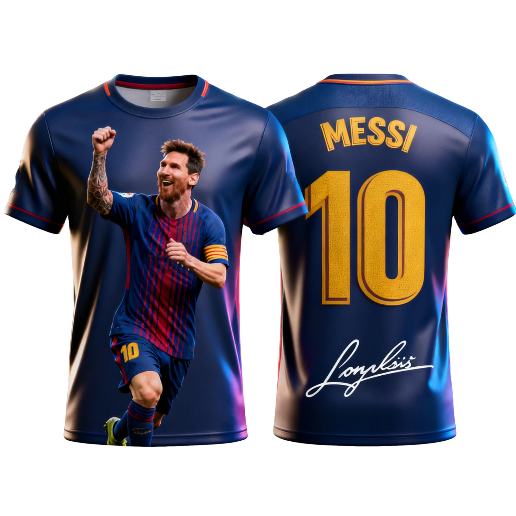 Messi 2026 Fan Football T-Shirt – Casual Summer Jersey - lily supply