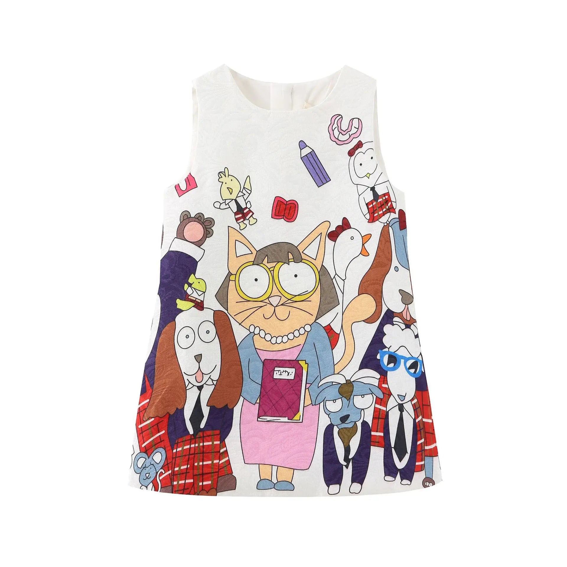 Girls Birthday Party Dress Fashion Rose Printing Children Costumes For Girls Brand Kids Dresses Princess Girls Party Dress - lily supply
