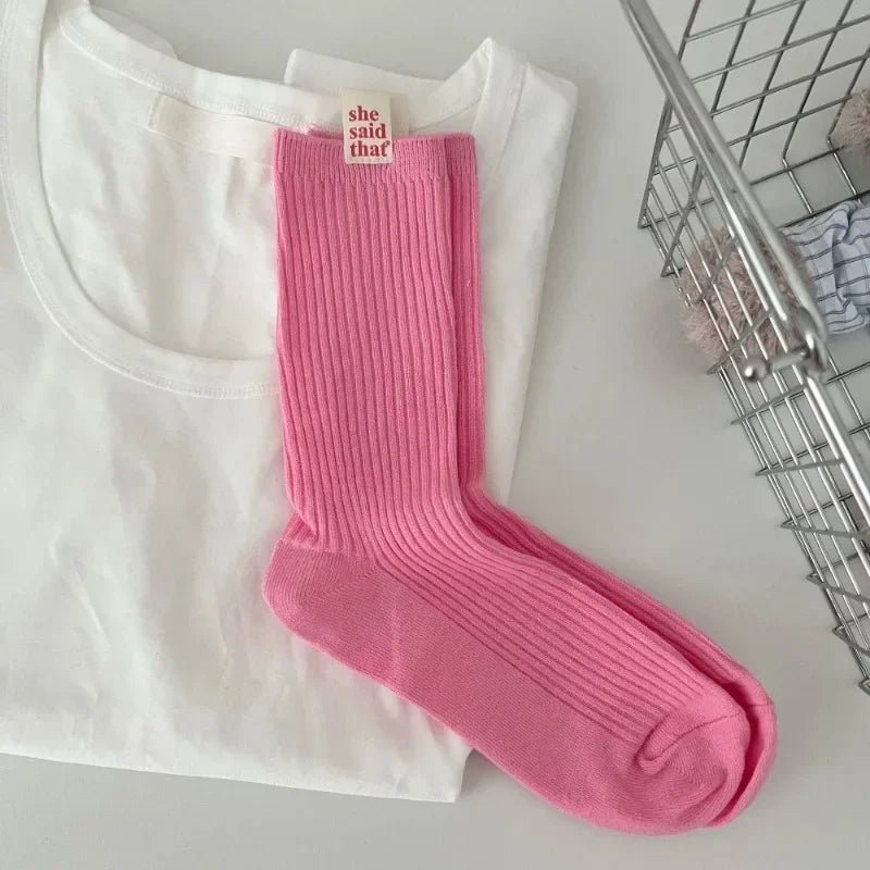 Women's Japanese Retro Cotton Pile Socks – Vintage Style Casual Socks - lily supply