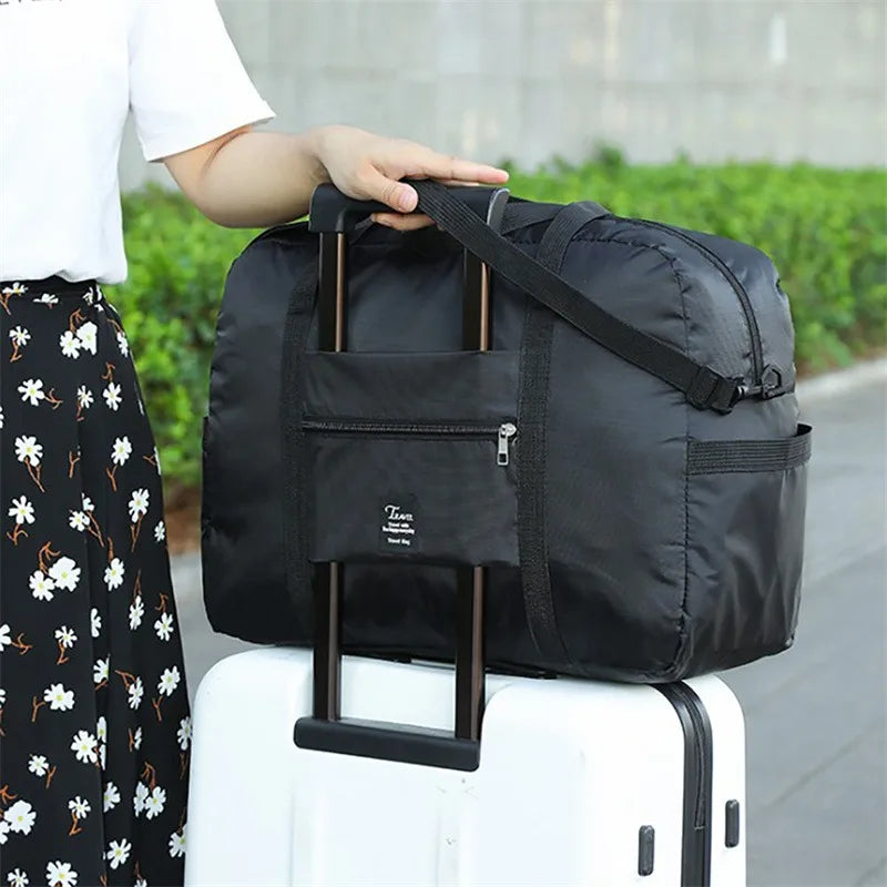 Travel Bags Large Capacity Foldable Clothes Luggage Organizer Waterproof Handbags Women Men Travel Clothes Storage Organizer