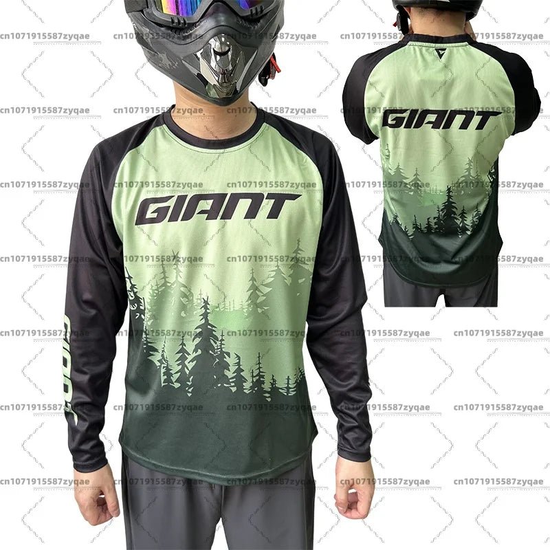 2025 Giant MTB Downhill Jersey – Motocross Bike Real Shot T-Shirt - lily supply