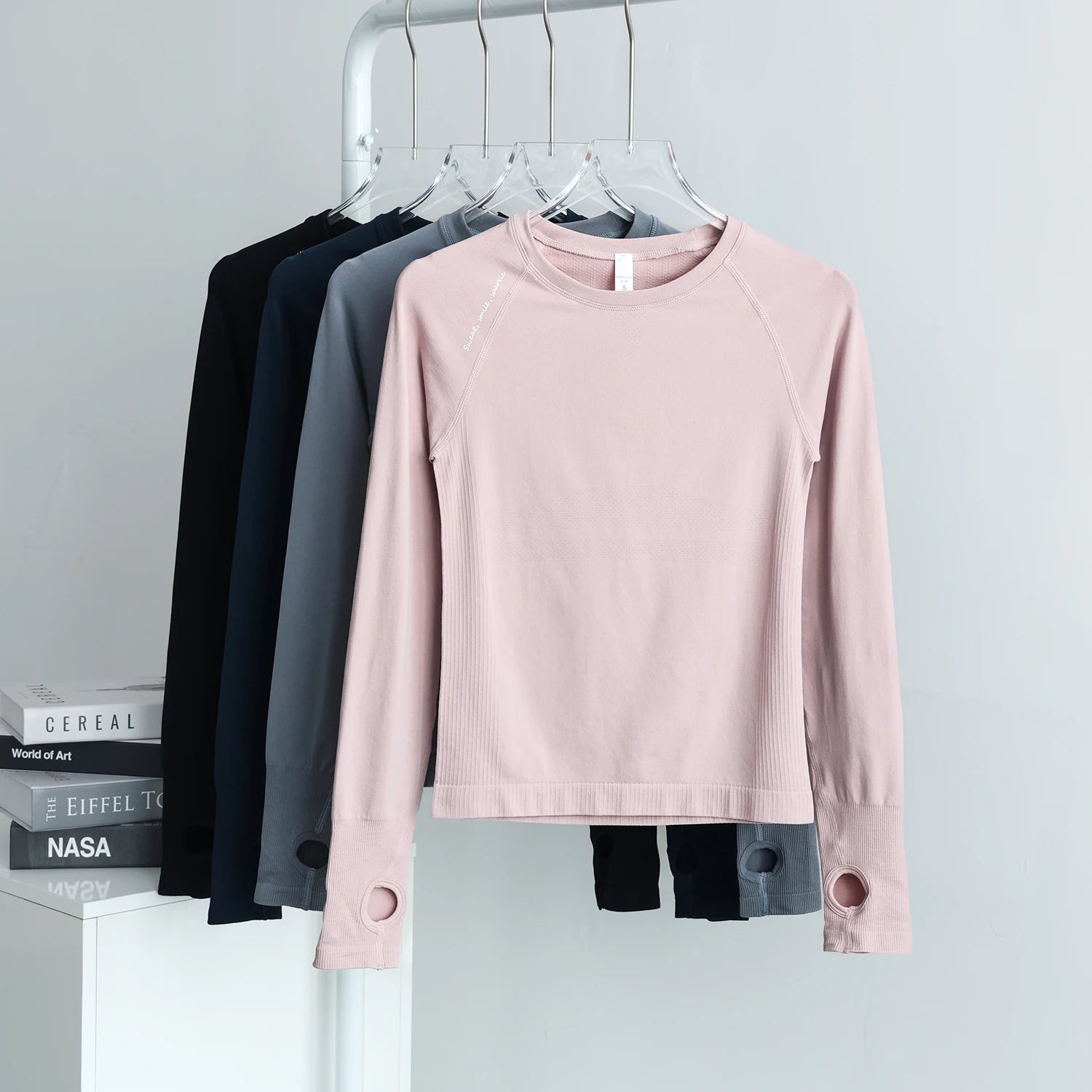 Women's Outdoor Sports Shirt Yoga Wear Fitness T-Shirt Running Workout Tops T-shirt Female Sportswear Exercise Gym Clothing - lily supply