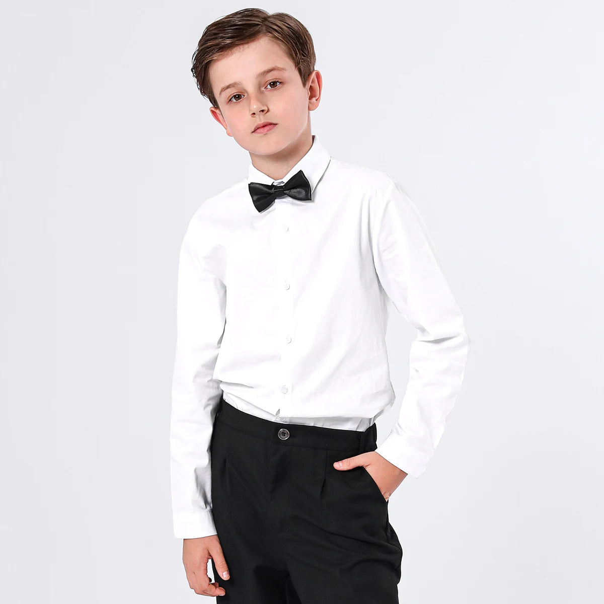 Boys Formal Dress Shirt with Bowtie