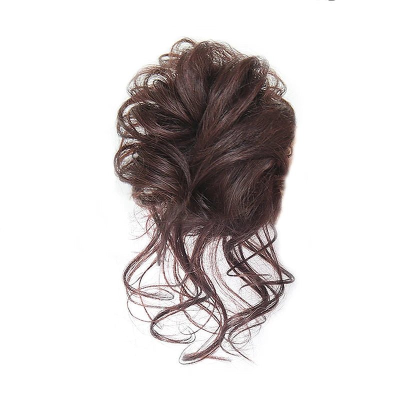 Synthetic Tousled Updo Messy Bun Hair Extension - Curly Scrunchie - lily supply