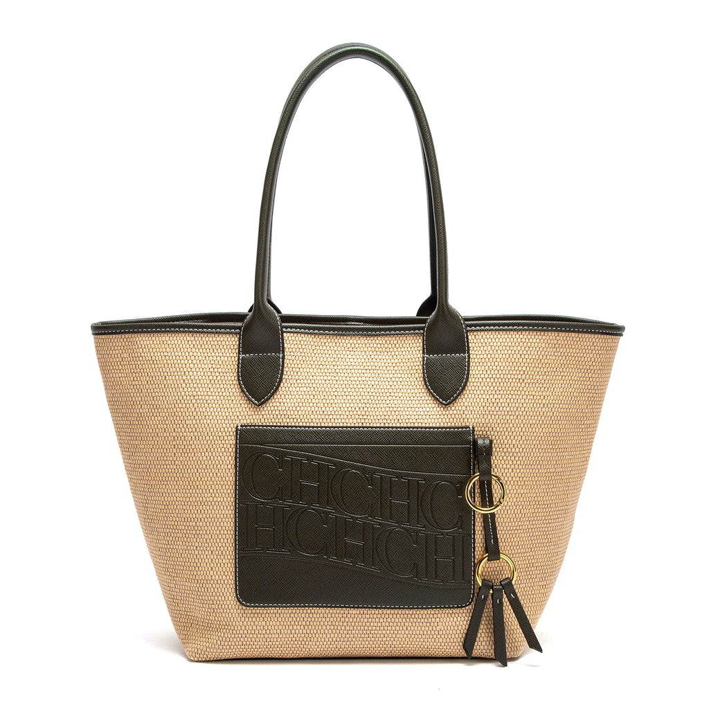 Beach Vacation Women's Tote Bag 2025 New Summer PP Grass Weaving Splicing Design Large Capacity Handbag