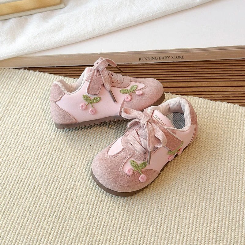 Girl Sneakers For Spring Children Shoes Girls Fashion Sports Shoes Princess Non - slip Comfortable Walking Shoes Kids Flowers - lily supply