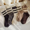Women's Striped Forest Style Japanese Long Socks – Knee High Socks - lily supply