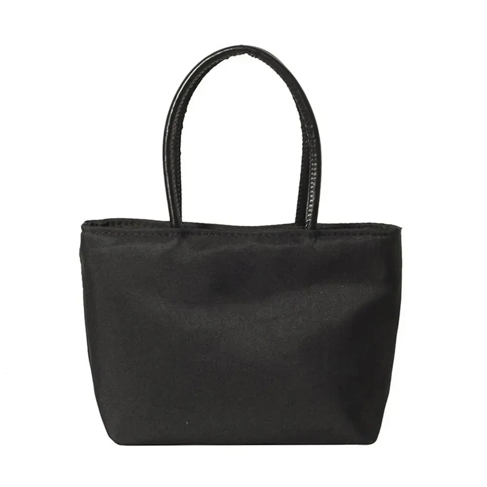 Women's Mini Nylon Tote Bag - Waterproof Shoulder Bag