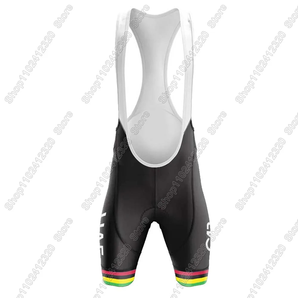 UAE Cycling Team 2026 Tadej Pogacar Jersey Set Men France Tour Clothing Road Bike Shirts Suit Bicycle Bib Shorts MTB Maillot - lily supply