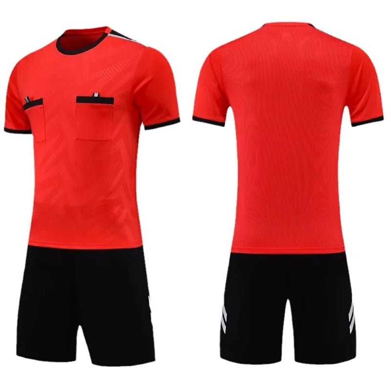 Football Referee Kit 2025 – Short Sleeve Jersey with Pockets - lily supply