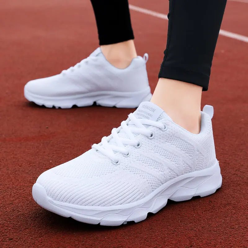 New Sneakers Women Casual Shoes Fashion Breathable Walking Mesh Flat Shoes Women 2024 Tenis Feminino White Ladies sports Shoes - lily supply