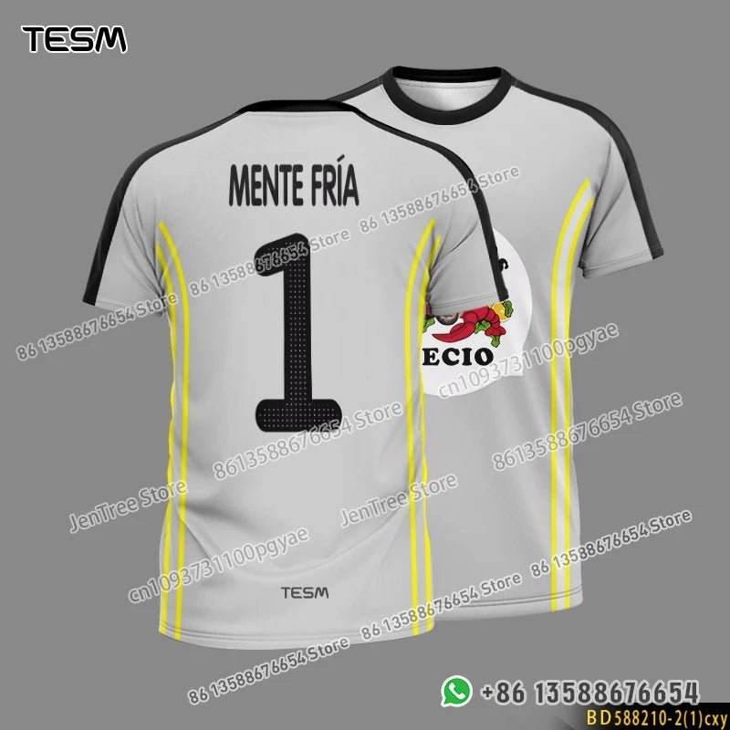 TESM Retro Sports Jersey – Men's & Women's Casual Top - Men's Clothing - lily supply