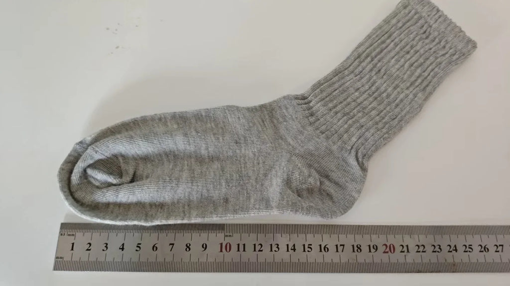 Women's Solid Stacked Knitted Socks – Mid - Calf Casual Socks - lily supply
