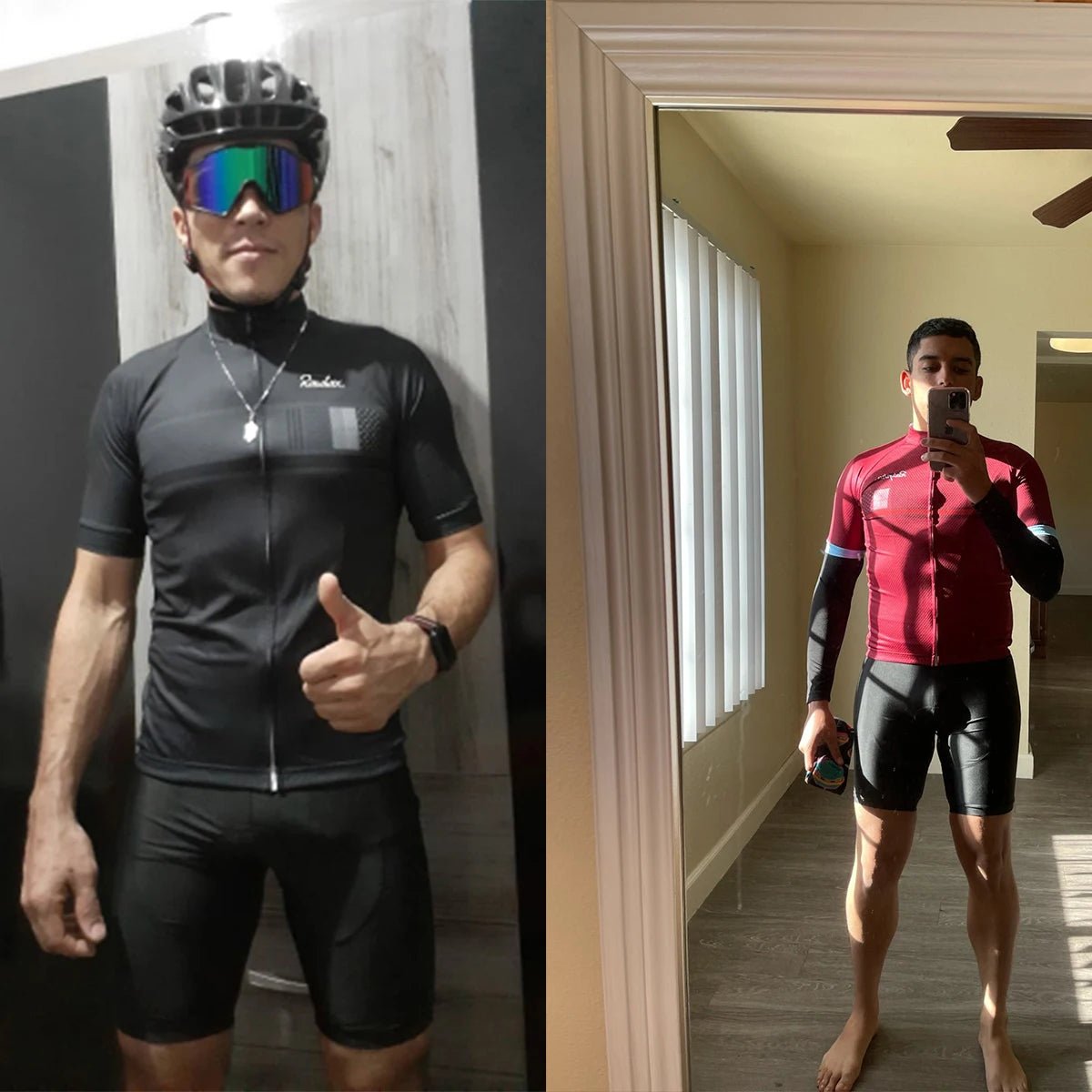 Raudax Classic Black Cycling Jersey – Short Sleeve Racing Top - lily supply