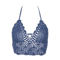 Women's Crochet Knit Halter Bralette