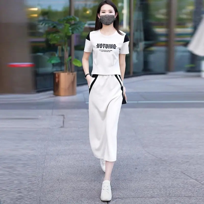 Short Sleeve Women's Two-Piece Set