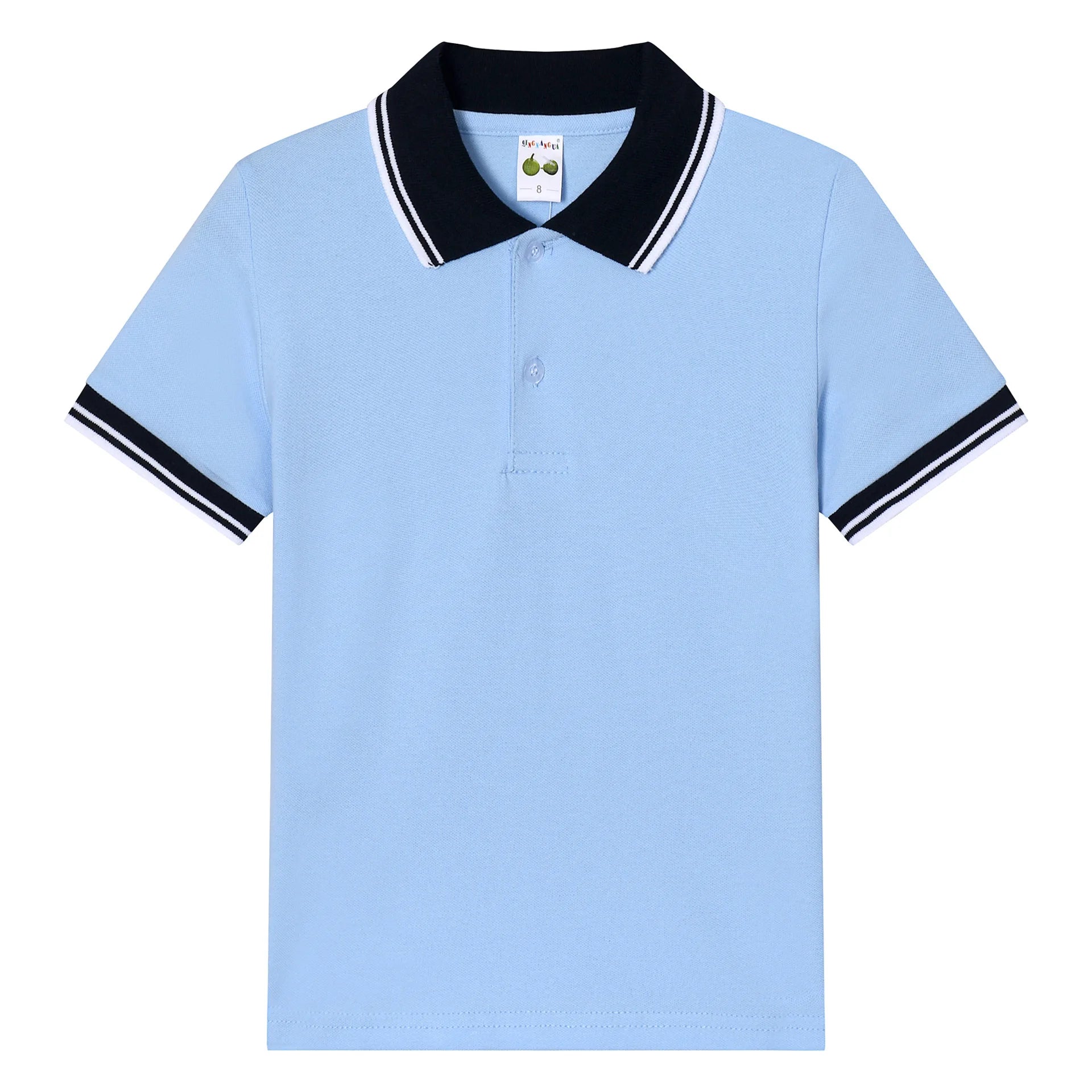 Boys Solid Polo Shirt School Uniform