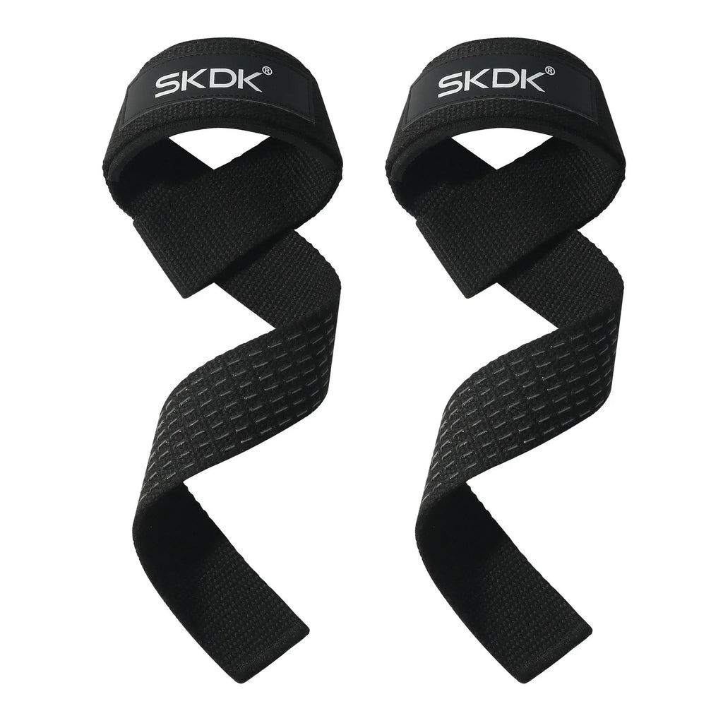 Weightlifting Wrist Straps & Deadlift Gloves - Barbell Dumbbell Anti-Slip Bands