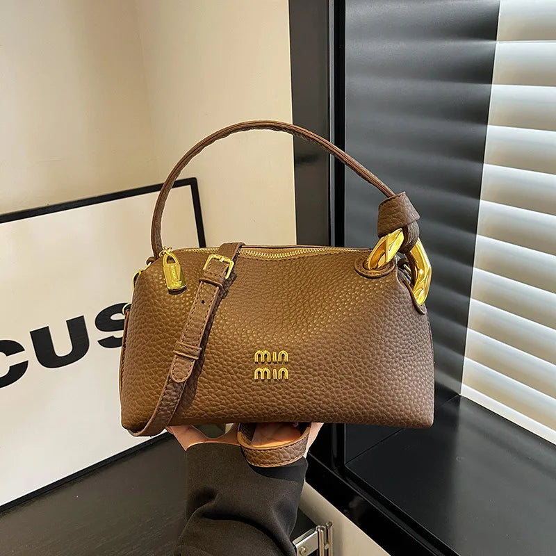 Women handbag with high-end feel, lunch box bag, work commuting texture, lunch box bag, shoulder bag, crossbody bag, hand-held