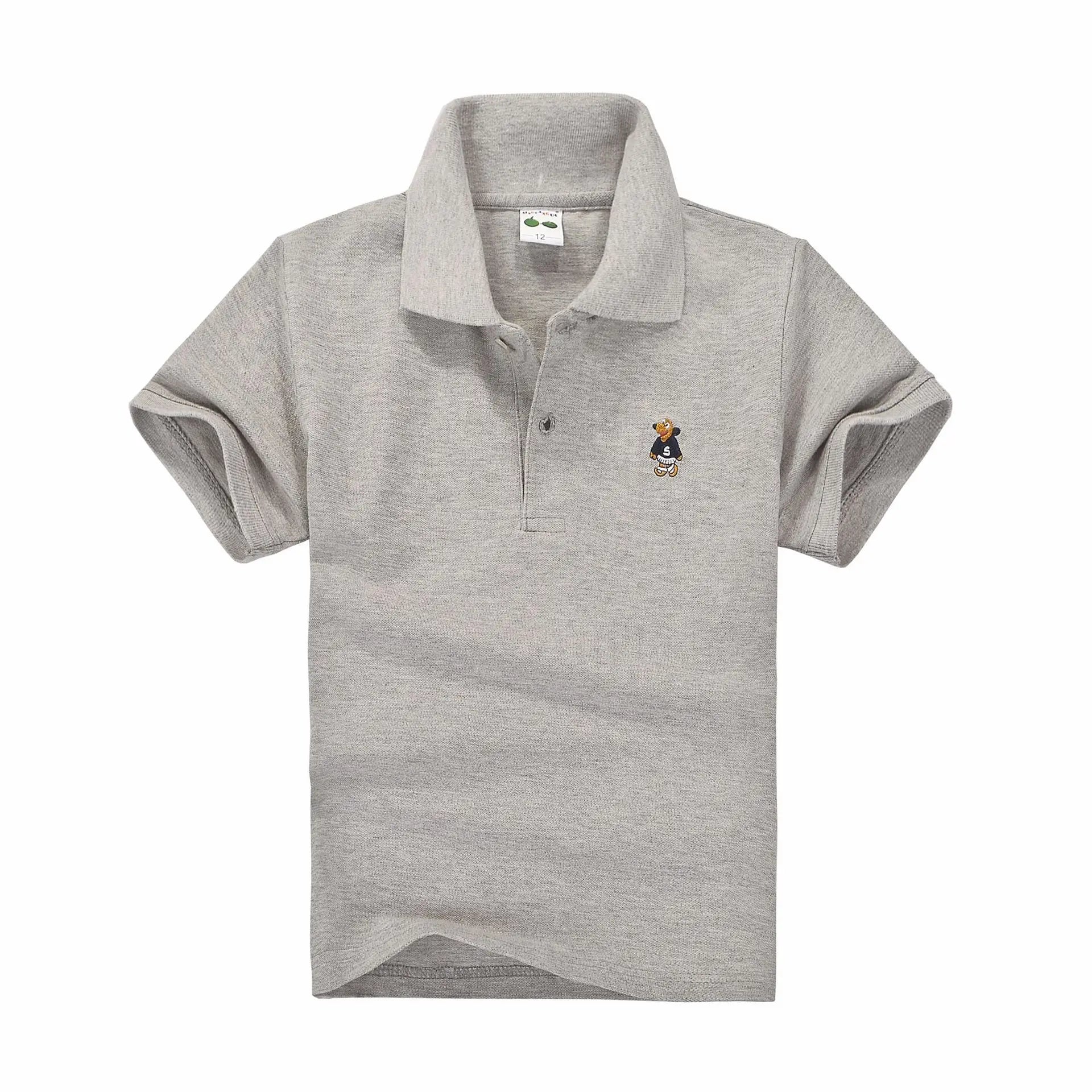 Boys Solid Polo Shirt School Uniform