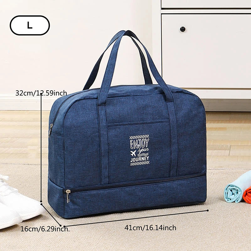 Fashion Folding Travel Bag Women Oxford Travel Weekend Overnight Bags Large Capacity Hand Luggage Tote Duffel Accessor Supplies