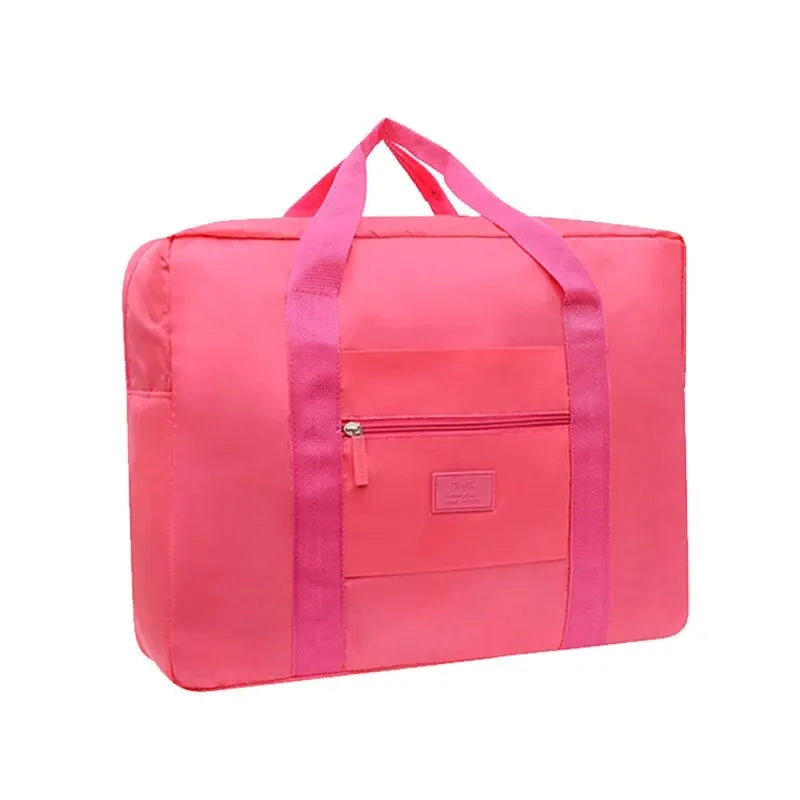 Lightweight Foldable Travel Duffel Bag - Unisex Carry-On Weekend Tote