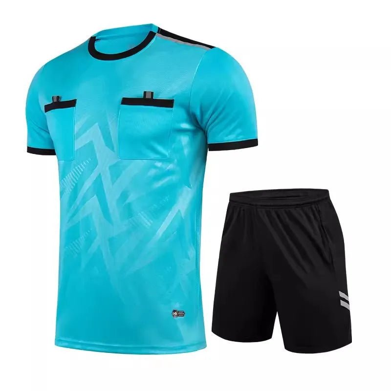Football Referee Kit 2025 – Short Sleeve Jersey with Pockets - lily supply