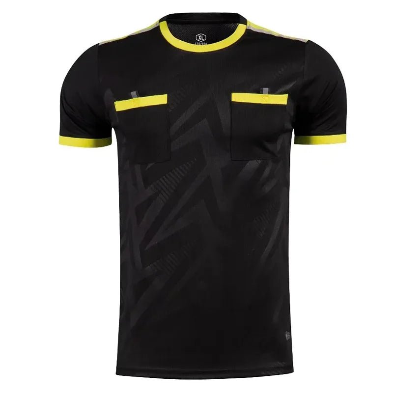 Football Referee Kit 2025 – Short Sleeve Jersey with Pockets - lily supply