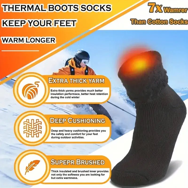 Women's Thermal Winter Boot Socks – Warm Thick Socks - lily supply