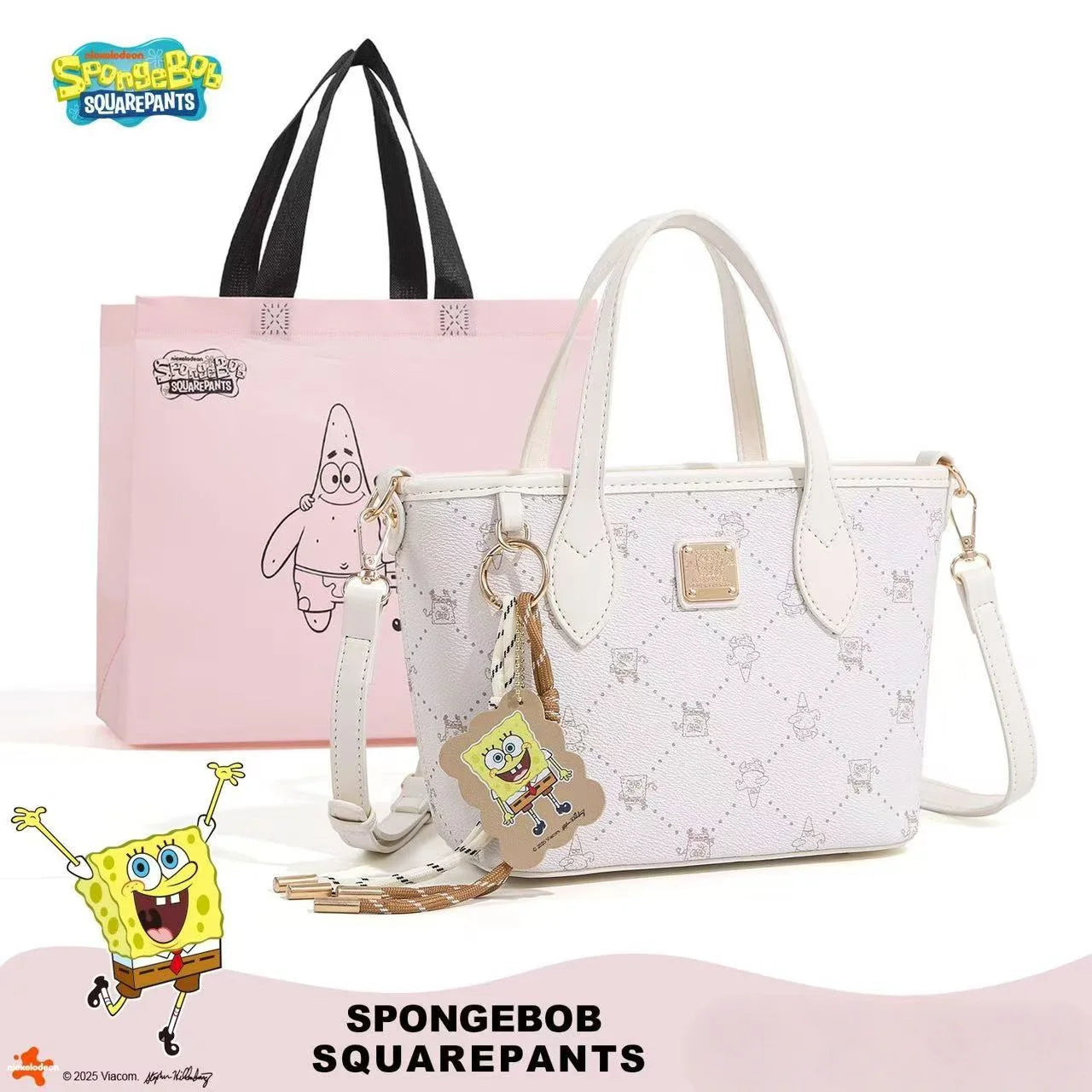 Fashionable Handbags for Women 2026 Autumn and Winter New Style Cartoon Embroidered Shoulder Bag Versatile Crossbody Bucket Bag
