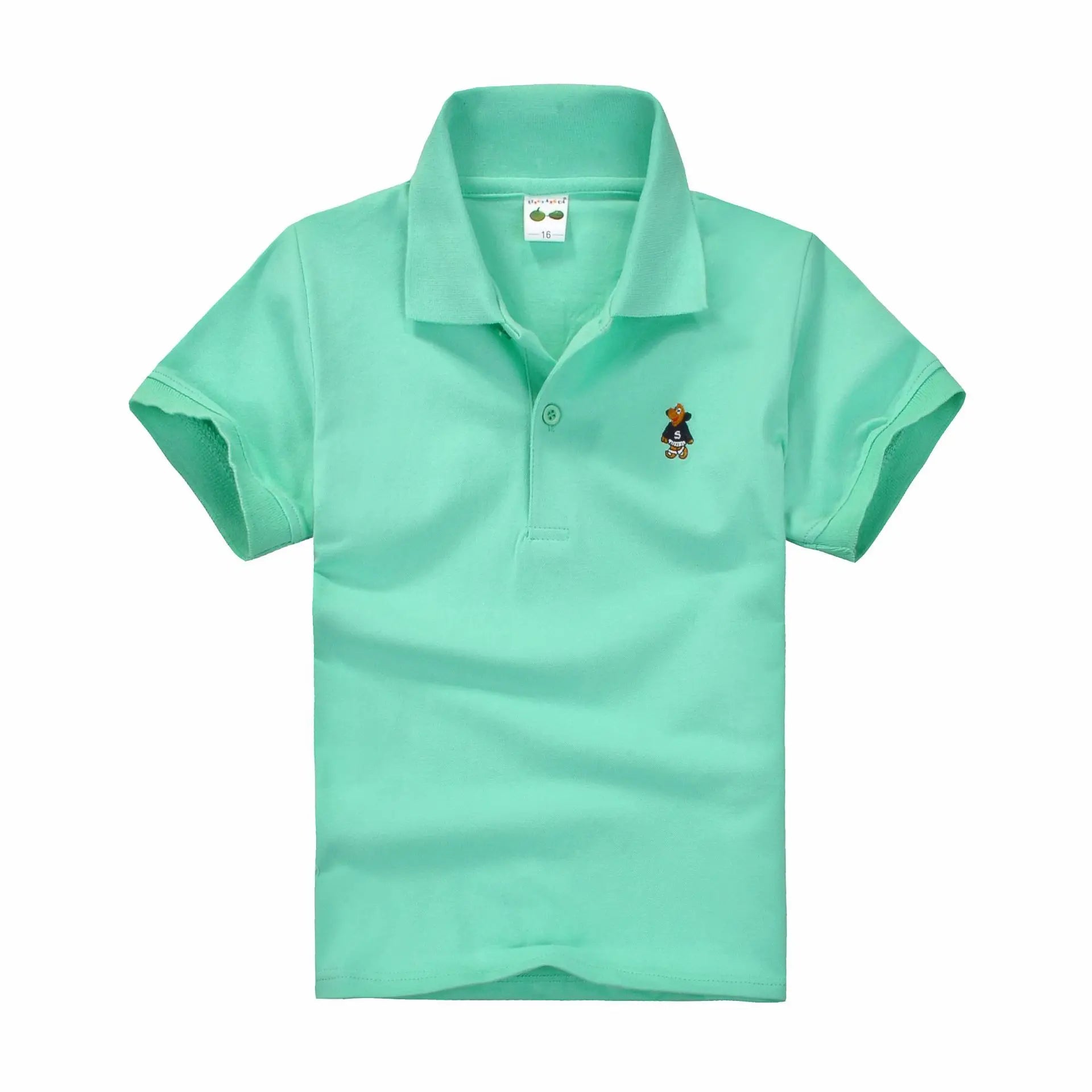 Boys Solid Polo Shirt School Uniform