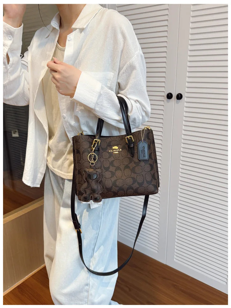 Women's Luxury Print Tote Bag - Large Capacity Shoulder Crossbody Purse