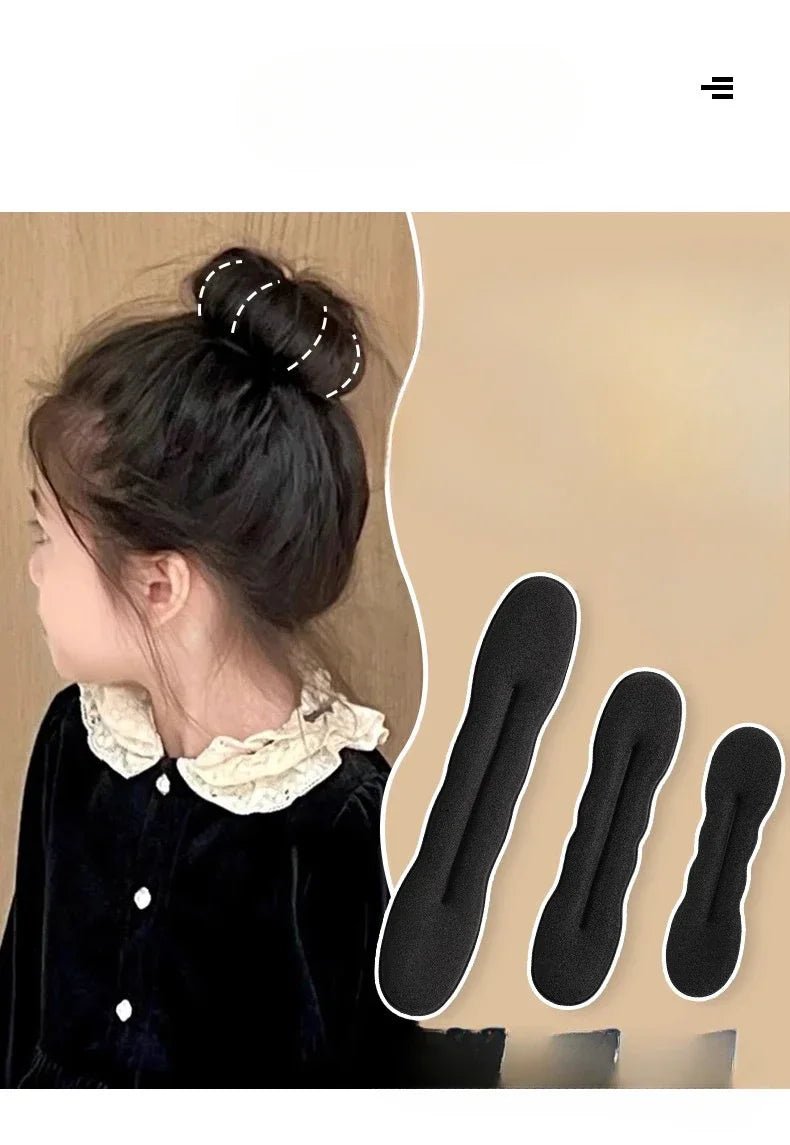 Sponge Magic Bun Maker - Loop Curly Twist Donut Bun Curler Scrunchie - lily supply