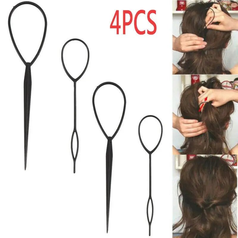 Sponge Loop Curly Hair Maker - Twist Donut Bun Curler Scrunchie - lily supply