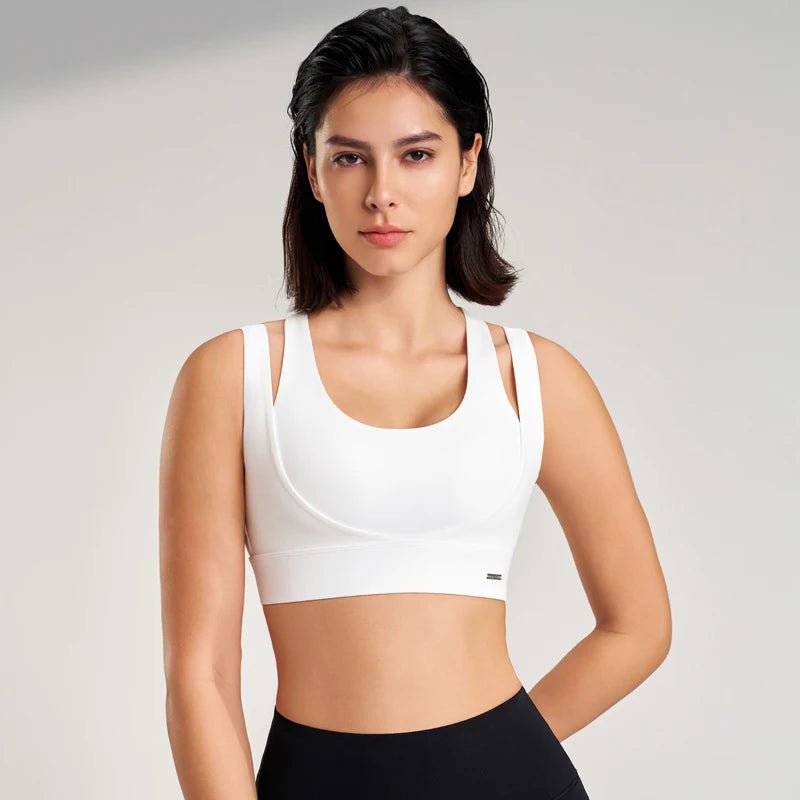 Sports Tops Women's Gym Sexy Underwear Sports Bra Tank Top Gathering Shockproof Women's Sports Underwear High Elasticity - lily supply