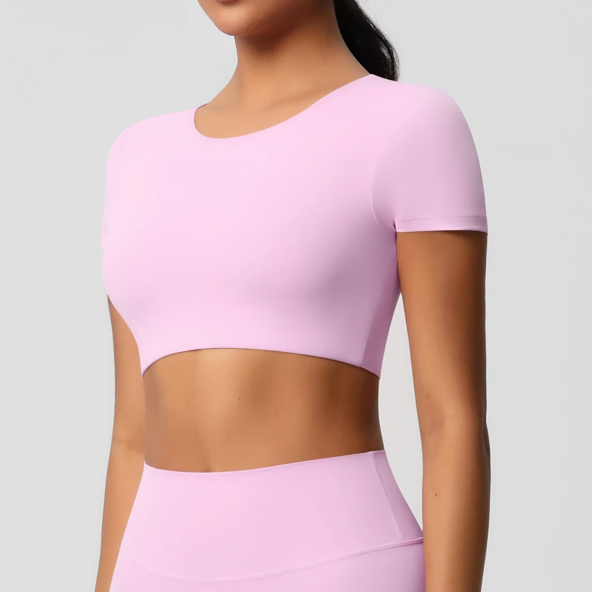 Women's Padded Sports T-Shirt | Gym Yoga Running Active Top - Women's Clothing - lily supply