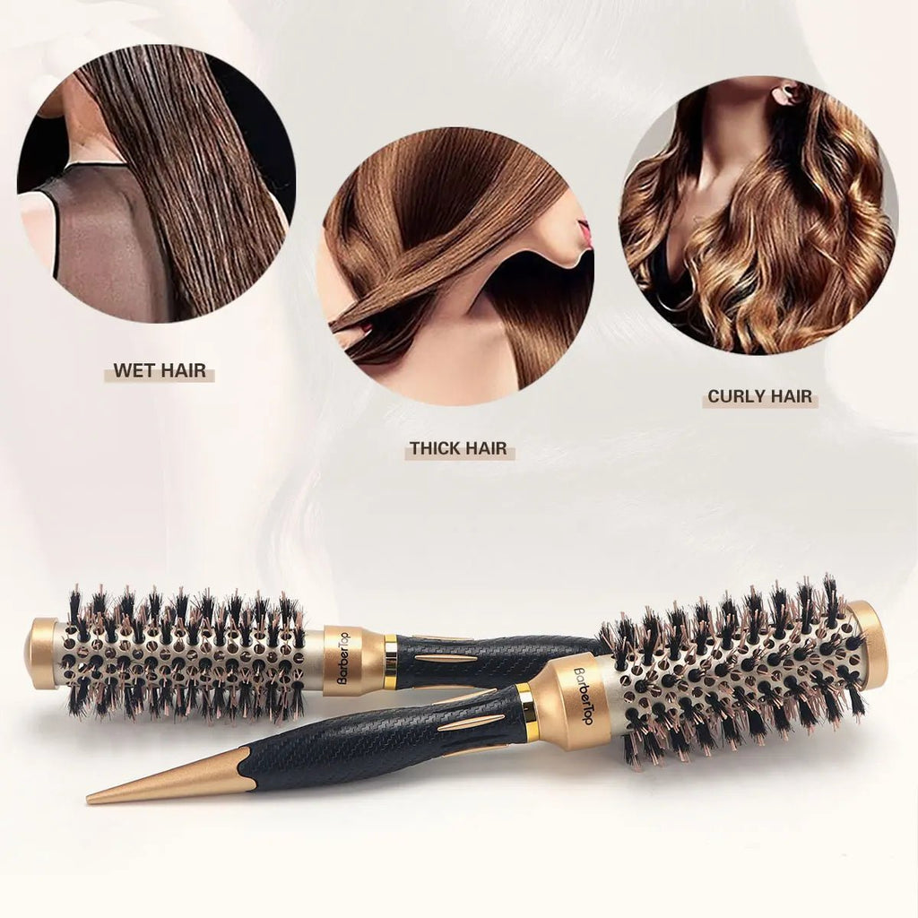 Anti - Static Salon Curling Styling Barber Comb - Wet Curly Hair Brush - lily supply