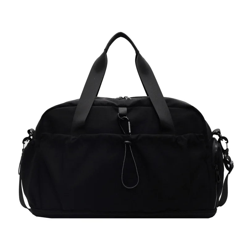 Large Capacity Women's Travel Bags Nylon Independent Shoe Warehouse Travel Tote Waterproof Waterproof For Women Fitness Yoga Bag