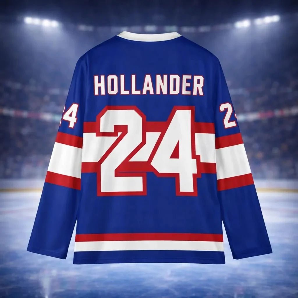 Heated Rivalry Inspired Ilya Rozanov & Shane Hollander Hockey Jersey Hollanov Merch Hudson Williams Connor Storrie Fan Jersey - lily supply