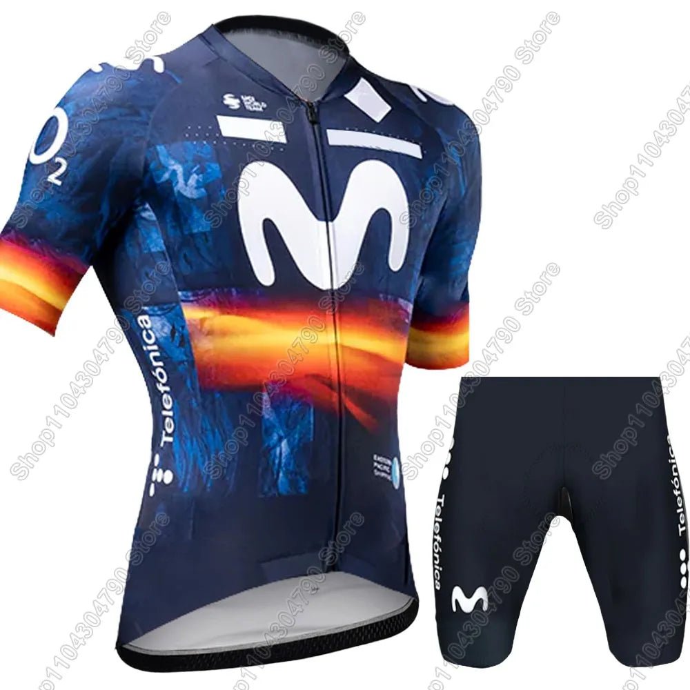 Spain Pro Team 2026 Cycling Jersey Set – Short Sleeve Road Kit - lily supply