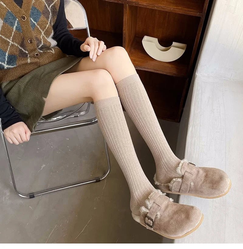 Women's Preppy Kawaii Cotton Knee High Socks – Sweet Long Socks - lily supply