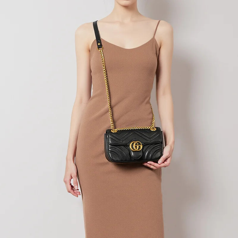 Bag Women's 2026 New Summer Xiaoxiangfeng Rhombus Chain Bag Fashion Shoulder Crossbody Bag