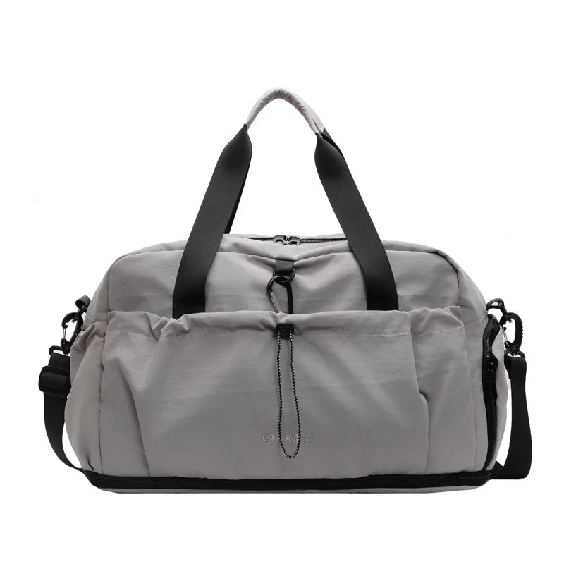 Large Capacity Women's Travel Bags Nylon Independent Shoe Warehouse Travel Tote Waterproof Waterproof For Women Fitness Yoga Bag