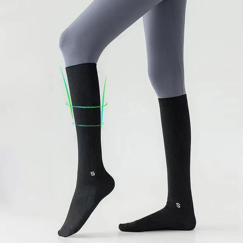 Women's Compression Calf Socks - Yoga Running Fitness Knee Support - lily supply