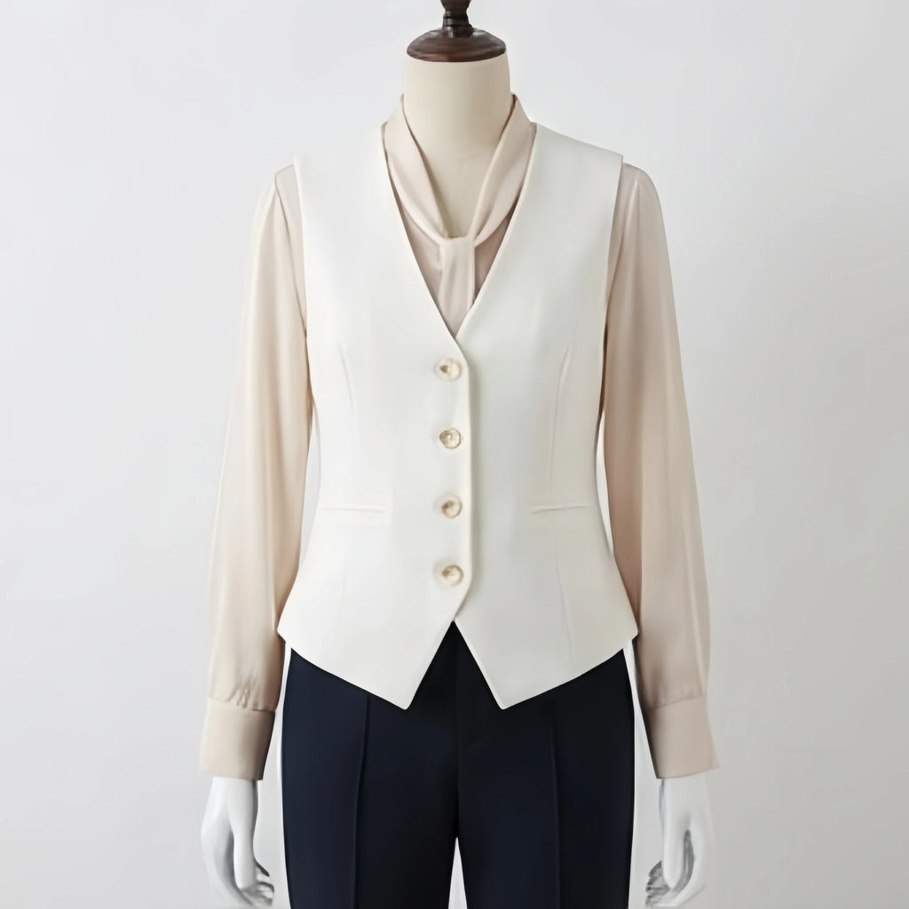 Women's Formal Business Vest Waistcoat