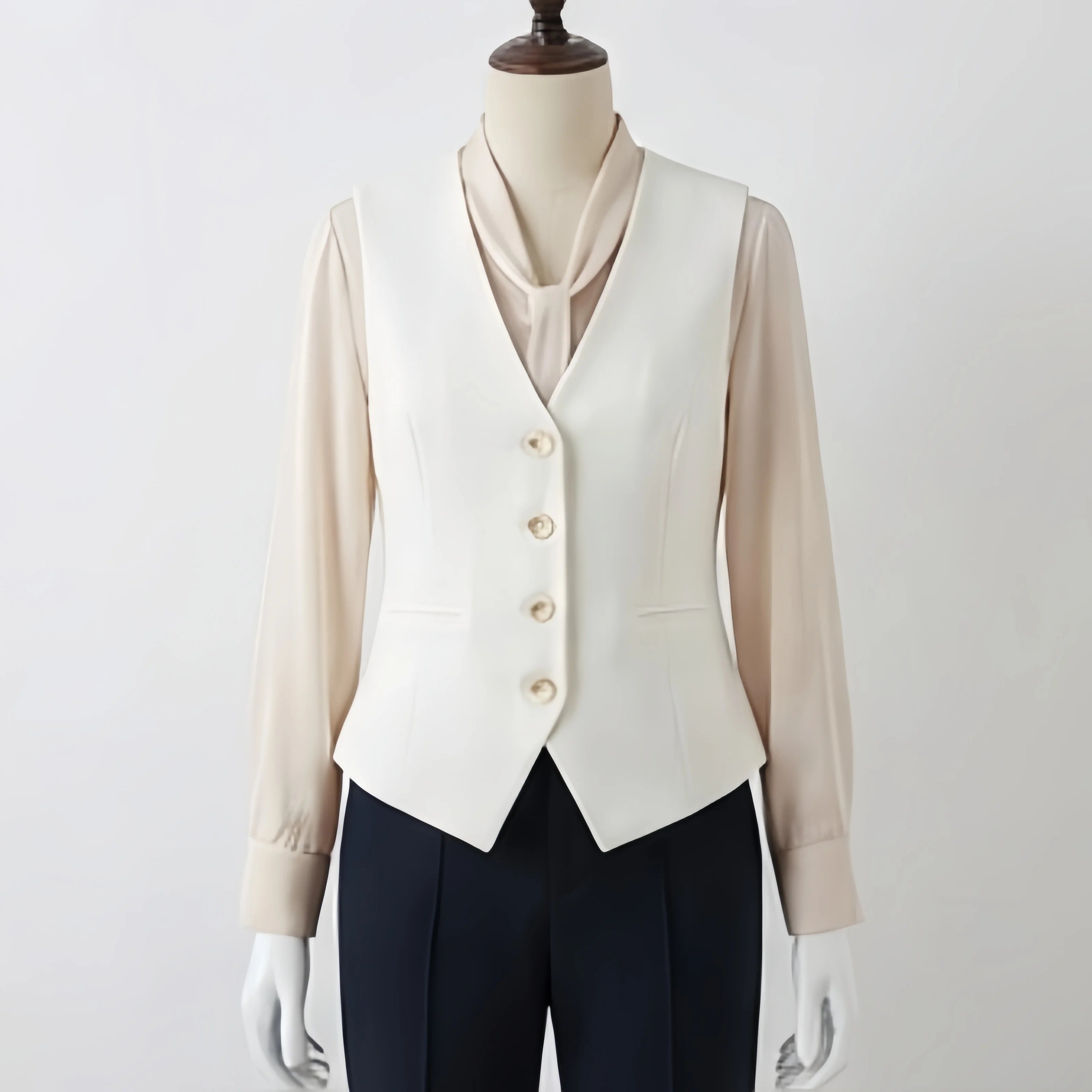 Women's Formal Business Vest Waistcoat