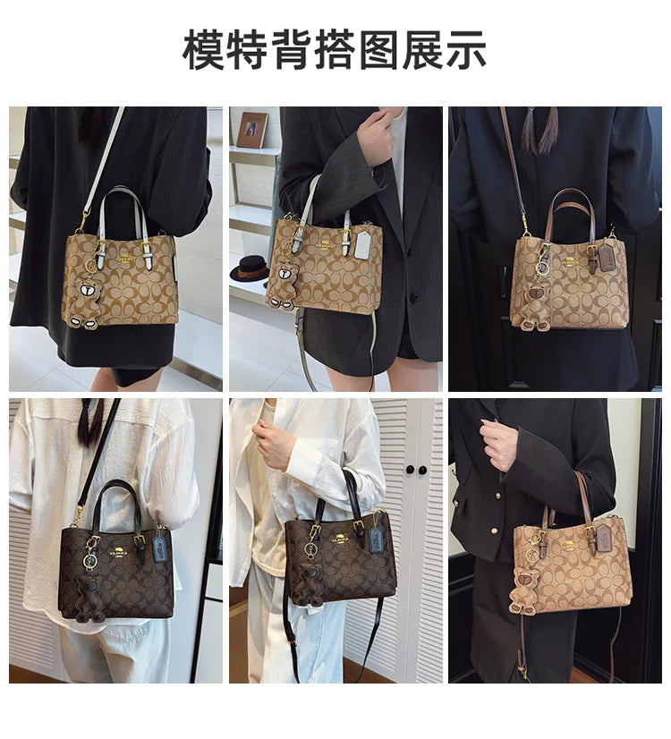 Women's Luxury Print Tote Bag - Large Capacity Shoulder Crossbody Purse