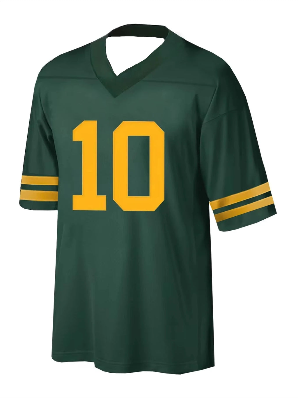 Men's 10 American Football Jersey – V - Neck Quick - Dry Training Shirt - lily supply