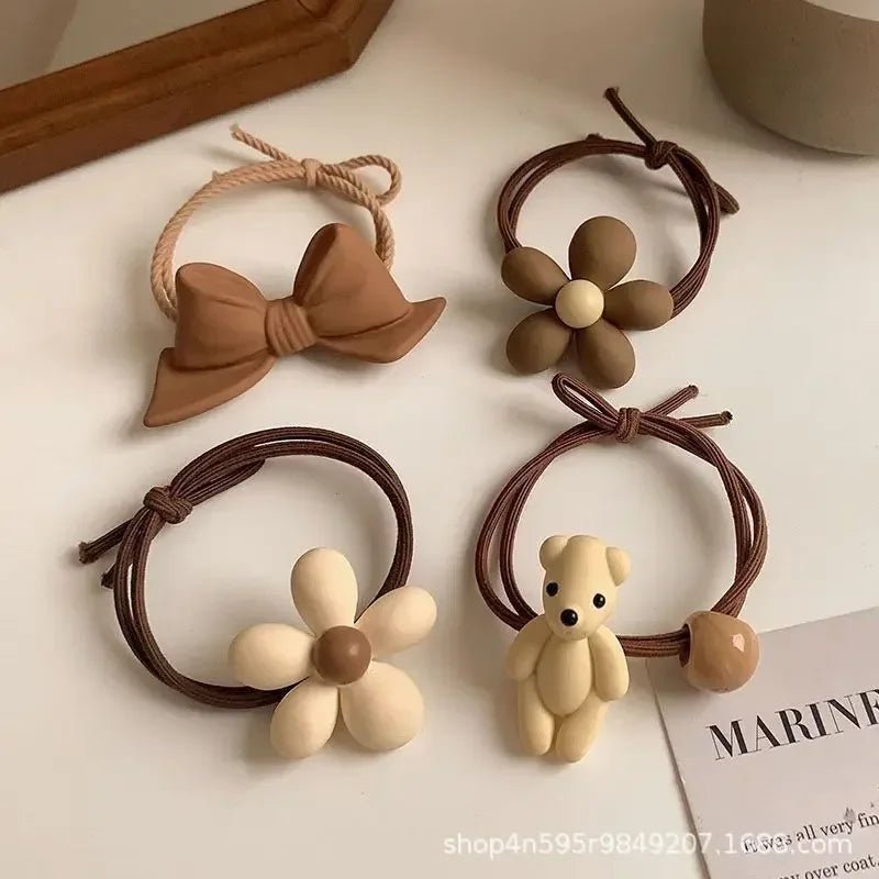 Trendy Minimalist Elastic Scrunchie - Elegant Durable Ponytail Holder - lily supply